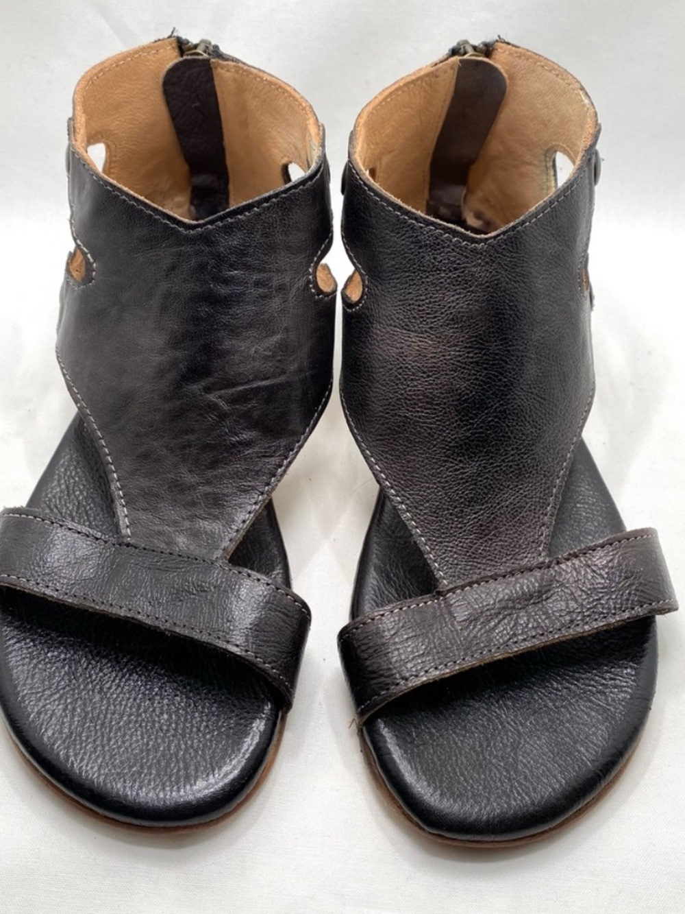 Bed Stu Soto Leather Flat Sandals